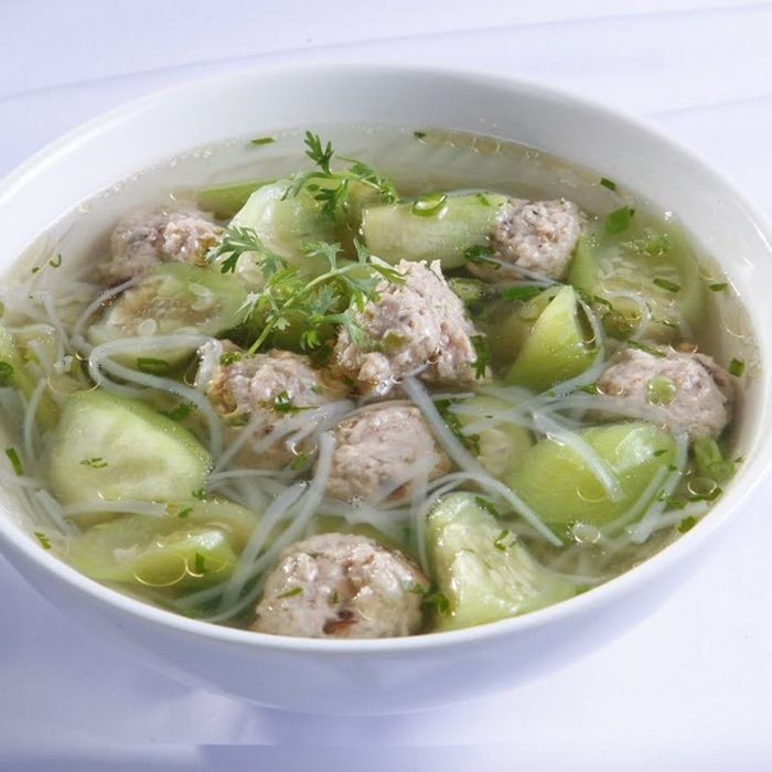 Canh mướp thịt băm đậm đà hương vị độc đáo