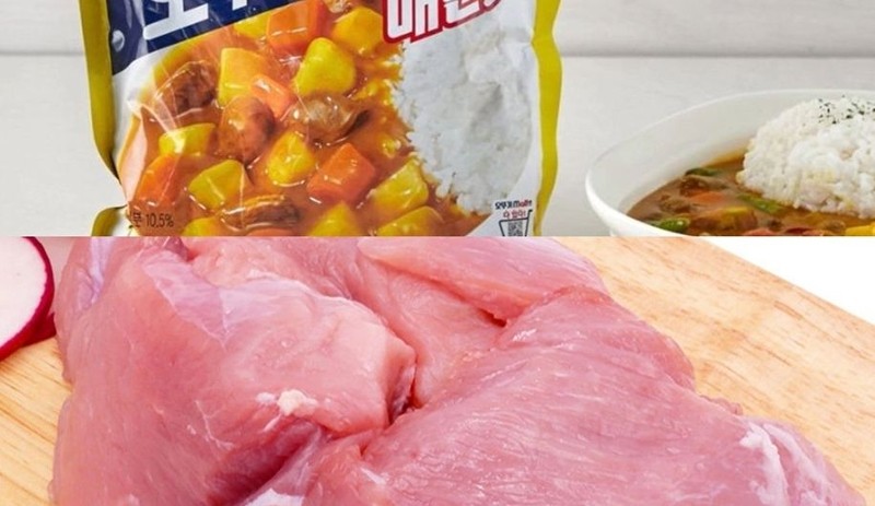 Nguyên liệu chính cho món cà ri Hàn Quốc thơm ngon chuẩn vị