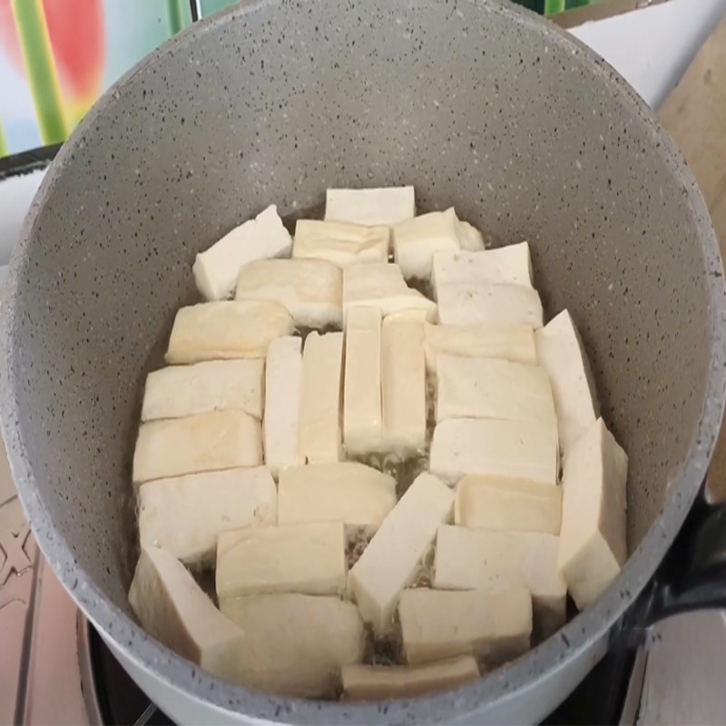 Đậu hũ chiên vàng đẹp mắt