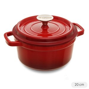 Nồi gang đúc Rapido RK20-RD - dụng cụ nấu nước bún bò