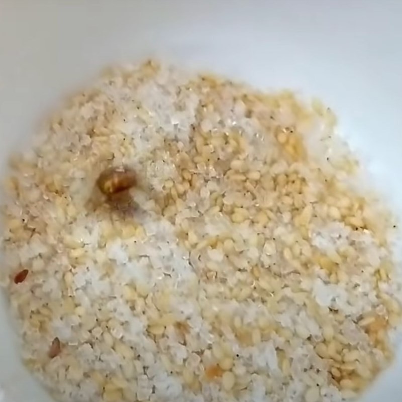 Muối mè đã trộn đều