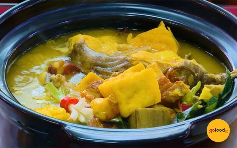 Lẩu cá lăng chuối đậu đậm đà hương vị truyền thống
