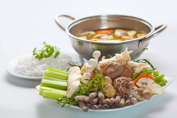 Lẩu hải sản chay thanh đạm