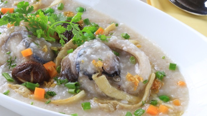 Cháo mắt cá ngừ đại dương thanh mát, dễ tiêu hóa