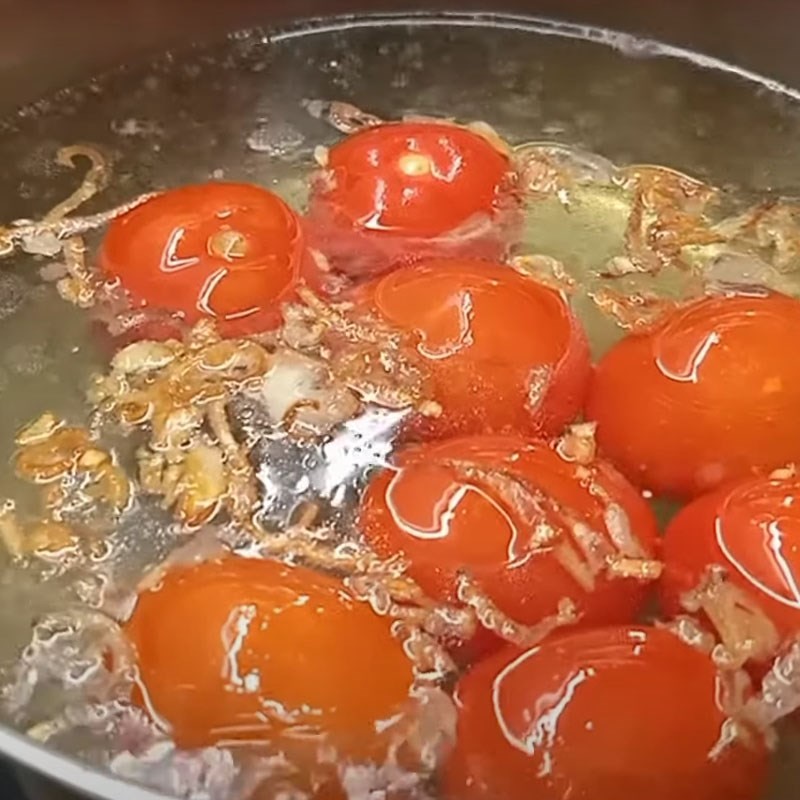 Bước 4 Nấu canh Canh cá thu nấu ngót