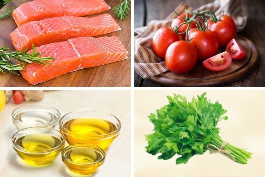 Món canh cá hồi cà chua thơm ngon, bổ dưỡng, giàu vitamin C cho bé ăn dặm