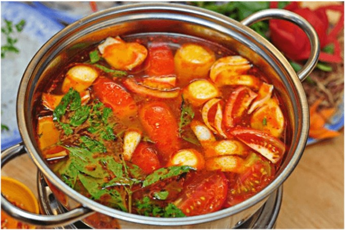 Nấu nước lẩu hải sản