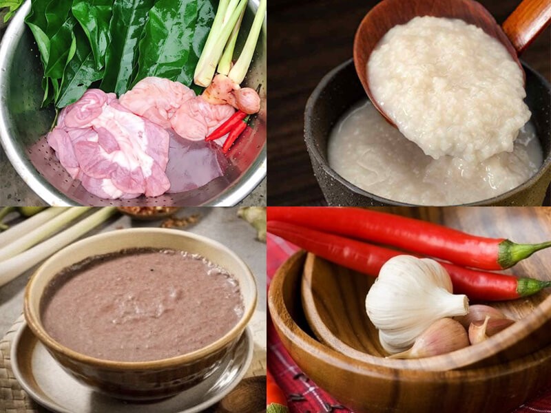 Nguyên liệu chính cho canh lá đắng