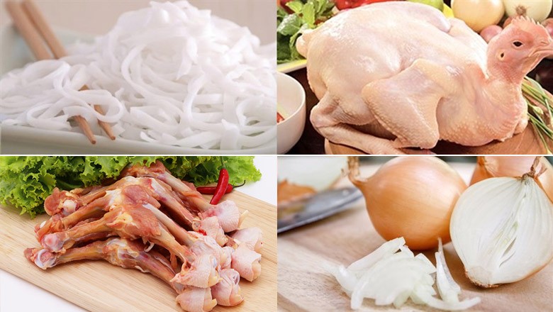 Nguyên liệu nấu phở gà