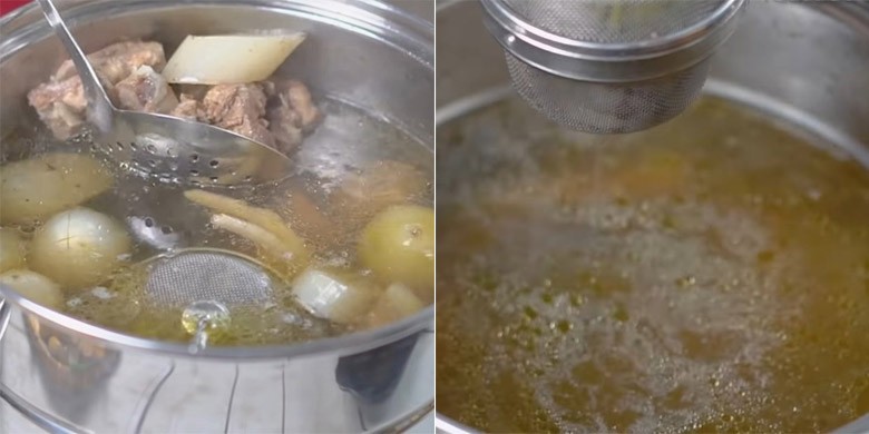 Nước dùng phở gà