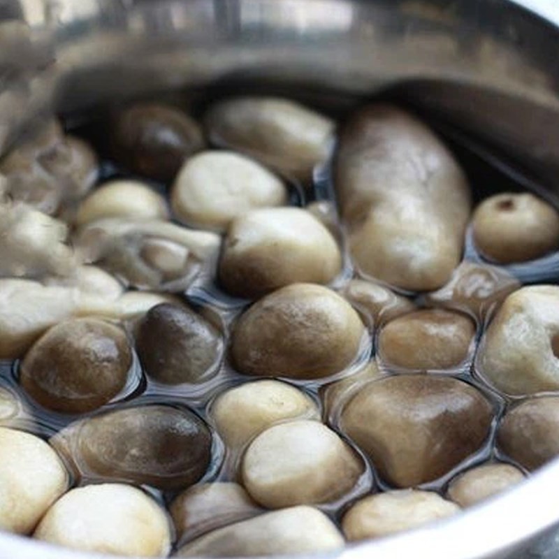 Sơ chế hành lá để trang trí