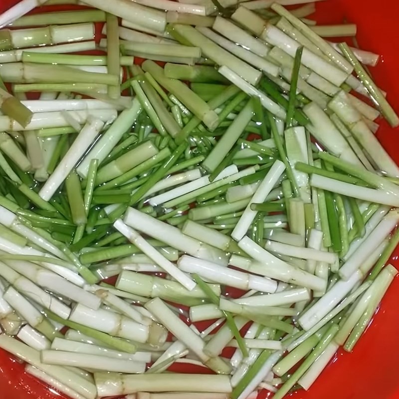 Sơ chế rau cần rửa sạch