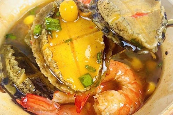 Súp bào ngư hải sản