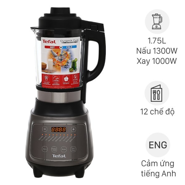 Máy làm sữa hạt đa năng Tefal BL967B66 cho khả năng xay nấu mạnh mẽ