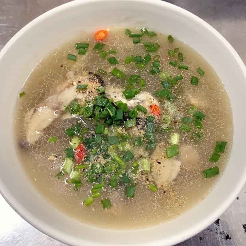 Tô bánh canh cá lóc bột lọc thành phẩm thơm ngon
