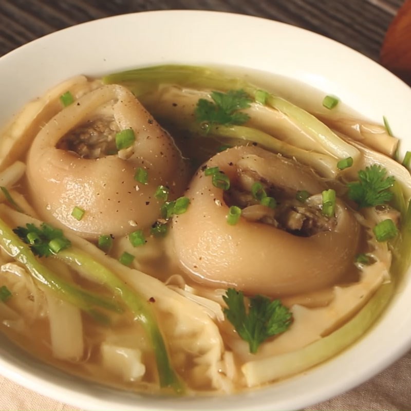 Bước 4 Thành phẩm Chân giò hầm măng tươi