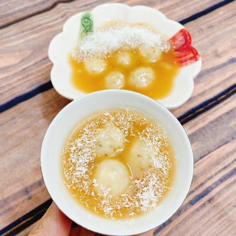 Bước 4 Thành phẩm Chè sắn mochi