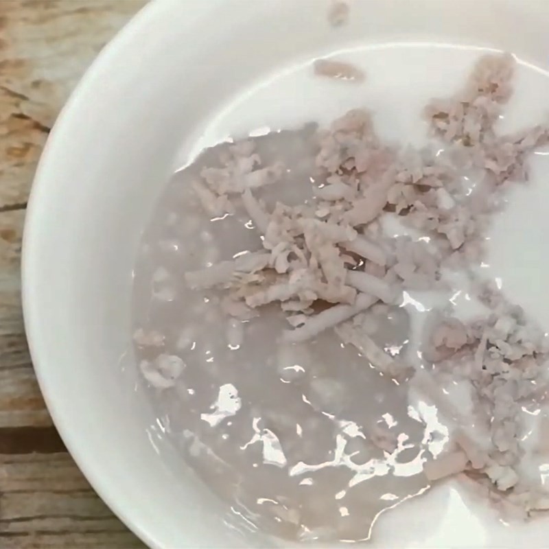 Góc chụp khác của món chè khoai môn xay