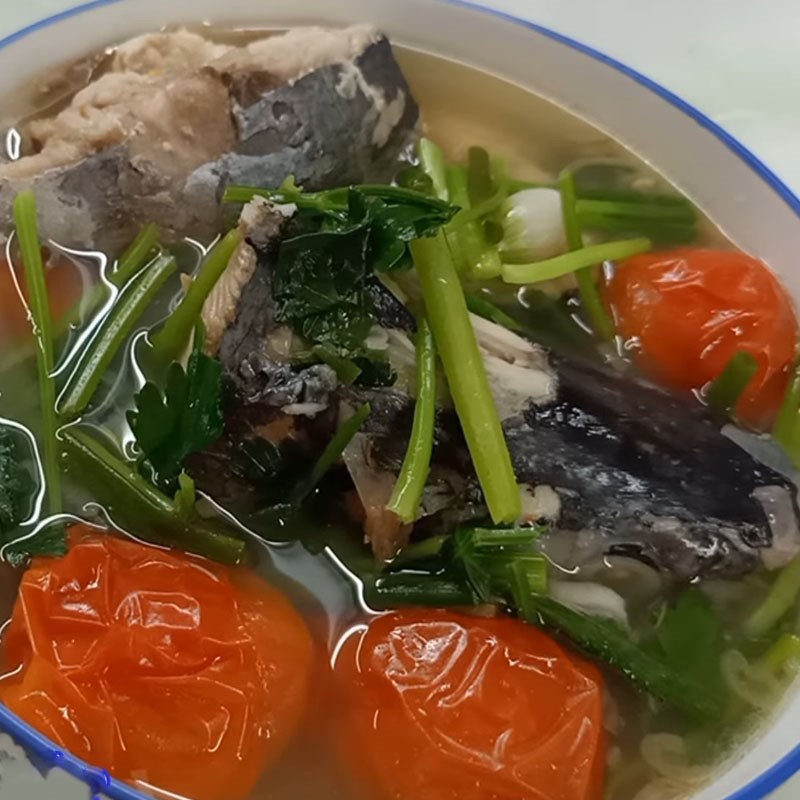 Bước 5 Thành phẩm Canh cá thu nấu ngót