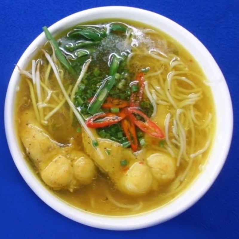 Thành phẩm bún cá lóc miền Tây thơm ngon, hấp dẫn