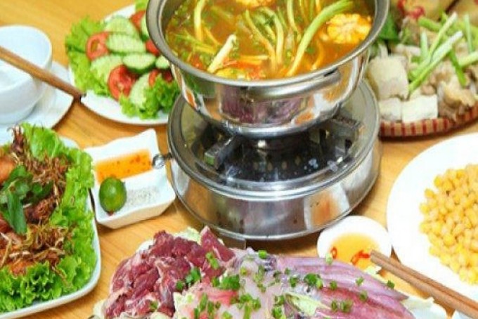 Thành phẩm lẩu hải sản