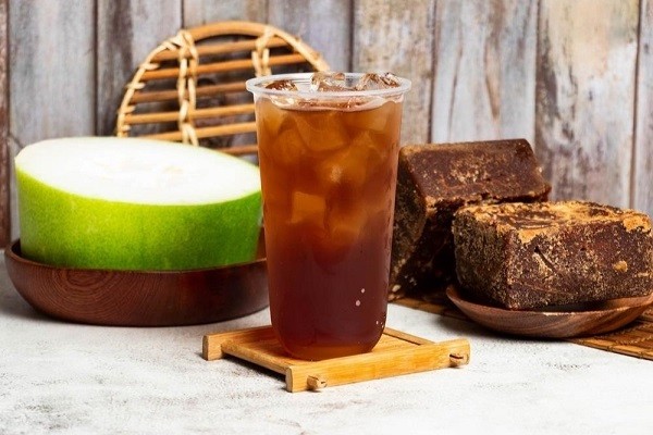 Thành phẩm trà bí đao thơm ngon giải nhiệt sau khi hoàn tất các bước nấu tại nhà