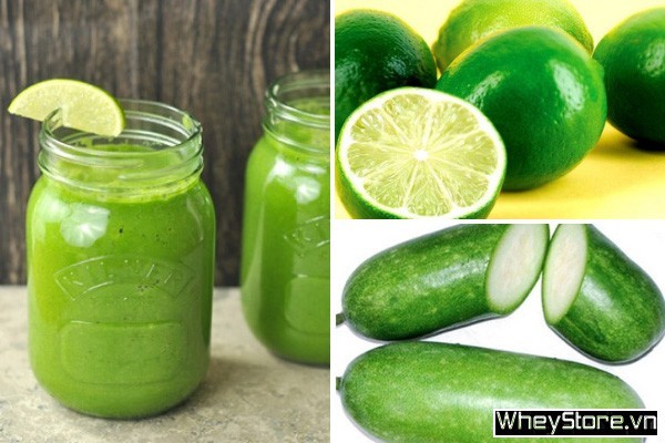Thức uống thanh mát từ nước ép bí đao và chanh tươi, giải pháp giảm cân hiệu quả