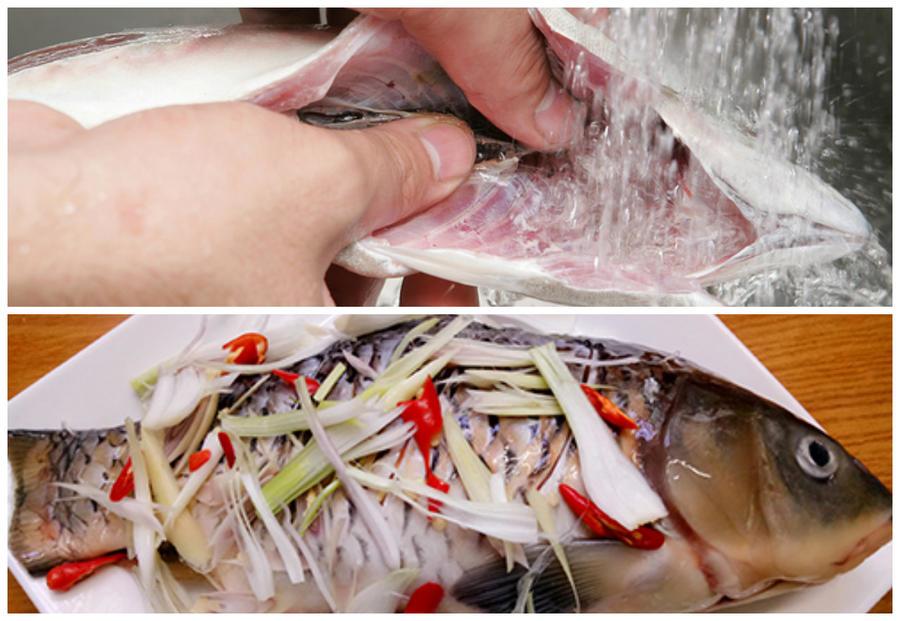 cách làm món cá hấp, 2 cách làm món cá hấp, chuẩn vị không tanh, ngọt thịt thơm lừng