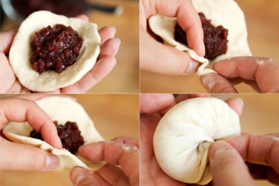 Cách làm bánh mochi Nhật Bản - Tiến hành làm bánh mochi nhật bản