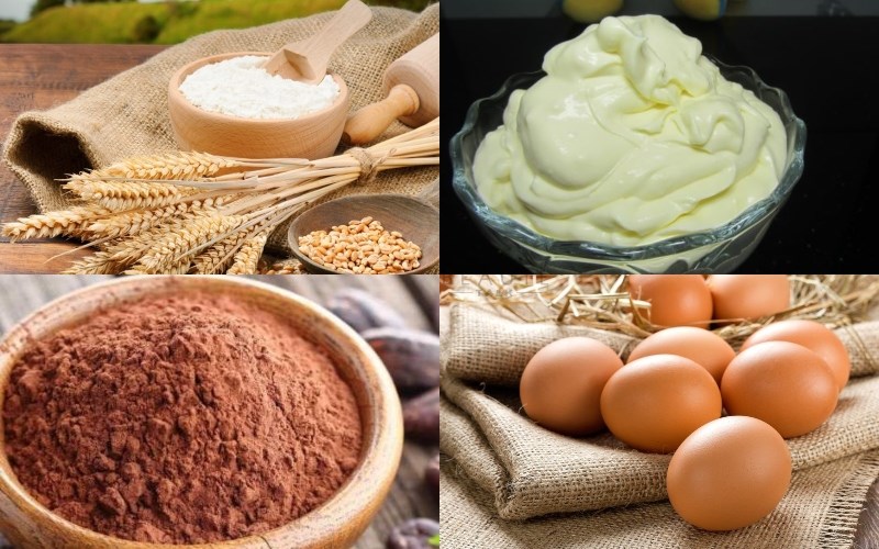 Nguyên liệu món ăn bánh trung thu tiramisu