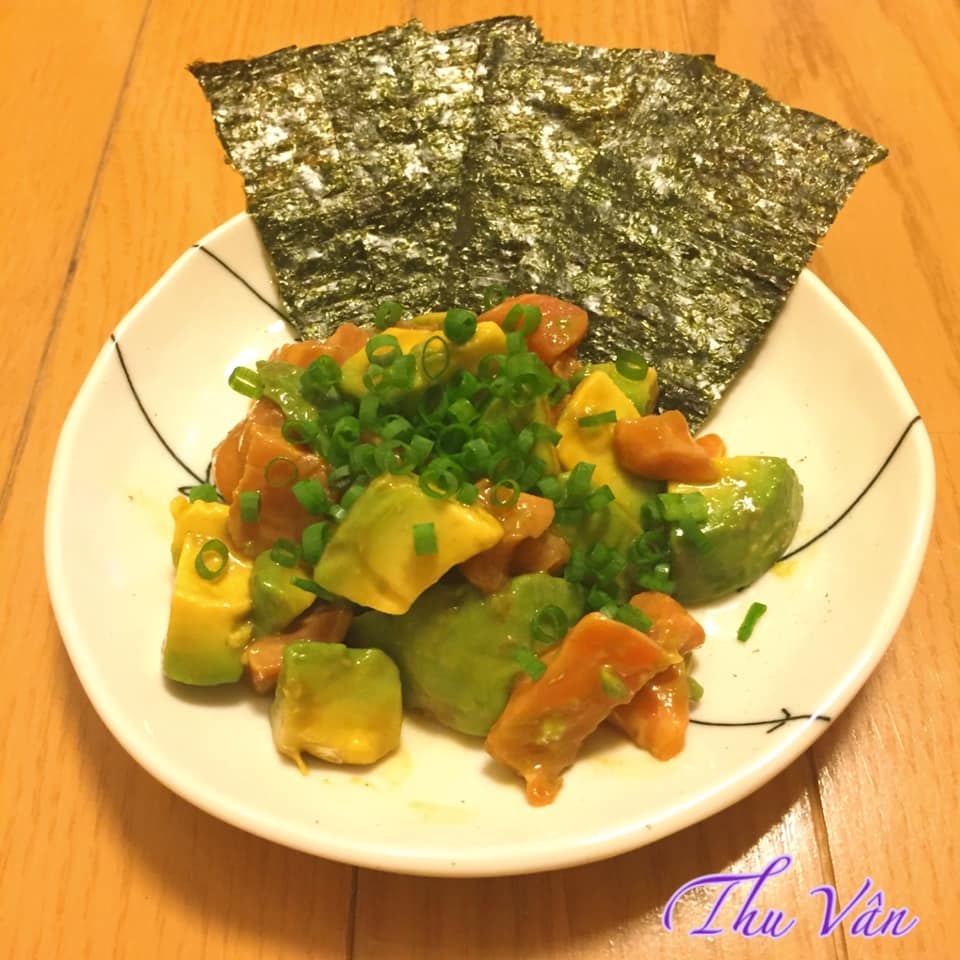 salad bo ca hoi - Cách làm salad bơ cá hồi kiểu Nhật thơm ngon theo công thức người Nhật