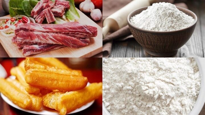 Tổng hợp nguyên liệu tươi ngon cho món cháo dẻo mịn