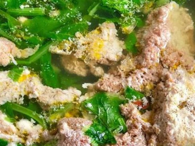 Bát canh cua đồng đóng gạch thơm ngon, hấp dẫn, chuẩn vị truyền thống