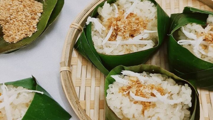 Xôi dừa hạt sen thơm lừng, món ăn truyền thống hấp dẫn