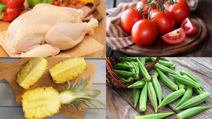 Nguyên liệu món ăn canh gà nấu chua