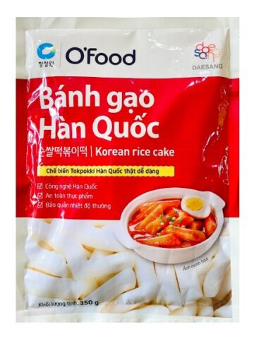 Banh gao Han Quoc O Food 350g