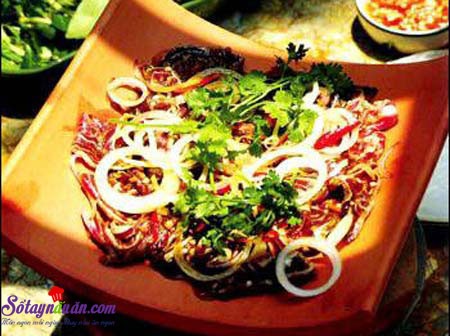 Cách nấu bò sốt cam thơm ngon