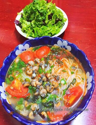 Cách nấu bún ốc hột hoàn chỉnh