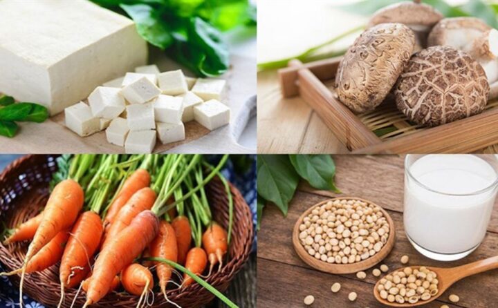 Nguyên liệu tươi ngon cho món bún riêu chay thanh đạm