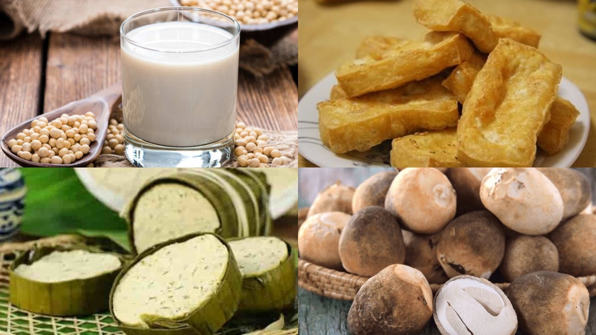 Nguyên liệu món ăn bún đậu chay