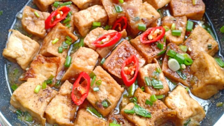 Đậu phụ kho chay hấp dẫn