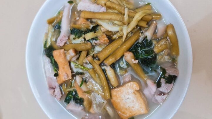 Canh ngó khoai thanh mát, hấp dẫn