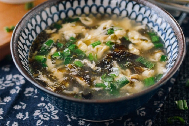 cach nau canh rong bien trung ngon