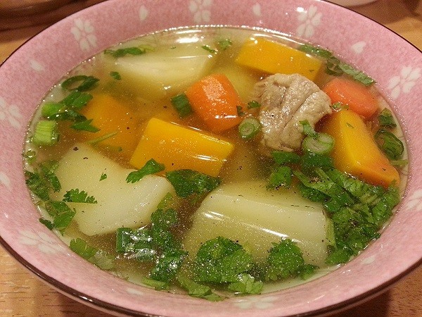 Canh giải khoai xương bò hầm thơm ngon, bổ dưỡng