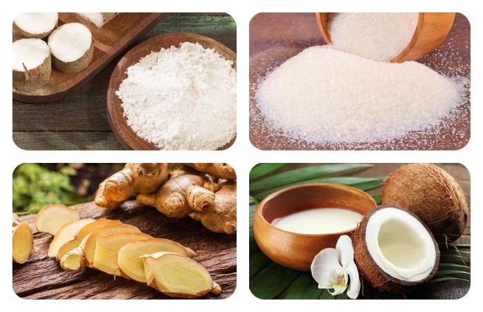 Bột năng là nguyên liệu chính để tạo độ dẻo dai cho món chè bột năng đậu xanh