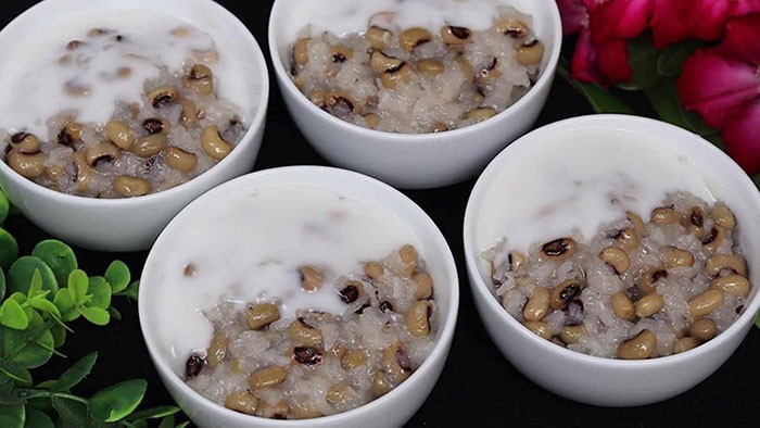 Chè đậu Hà Lan trắng sánh mịn, nước cốt dừa béo ngậy