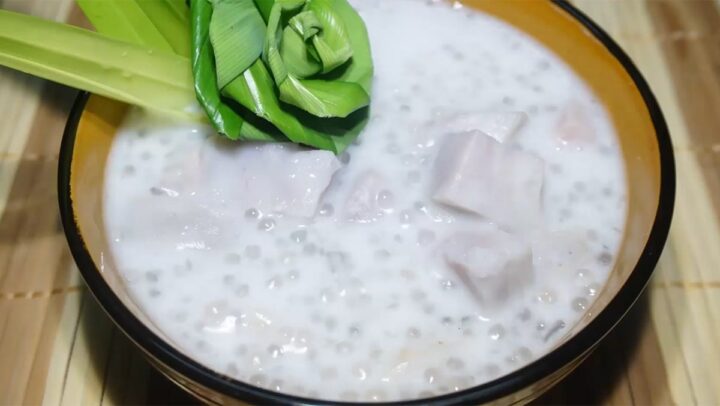 Chè khoai môn bột báng truyền thống