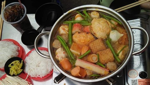 cách nấu lẩu cá viên chiên