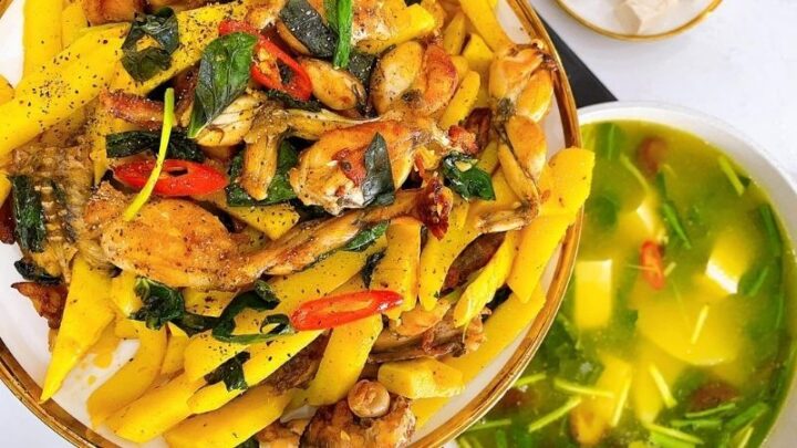 Lẩu ếch om măng chua cay đậm đà, hướng dẫn cách nấu ếch om măng chuẩn vị