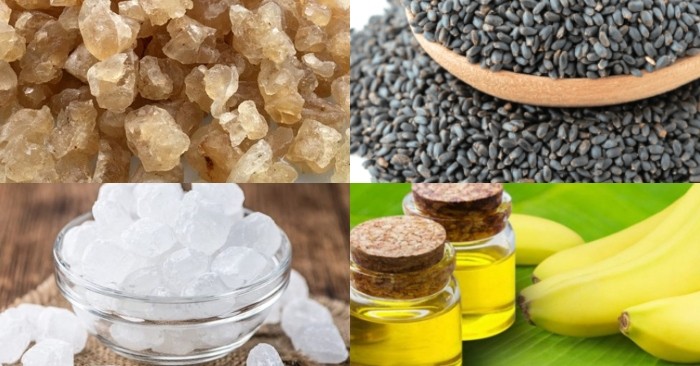 Mủ trôm khô nguyên chất chuẩn bị cho cách nấu mủ trôm đường phèn thanh mát
